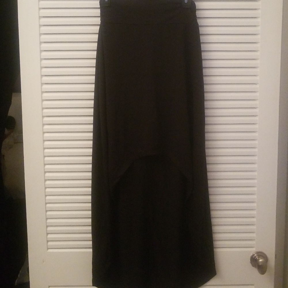 High low maxi skirt